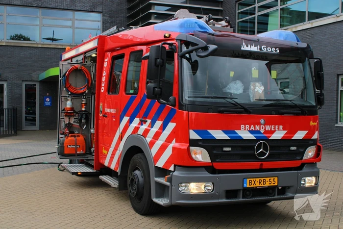 Sportcentrum ontruimd door brandmelding