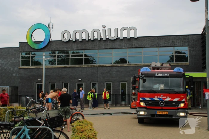 Sportcentrum ontruimd door brandmelding