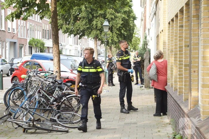 Straat afgezet na incident, traumahelikopter ingezet