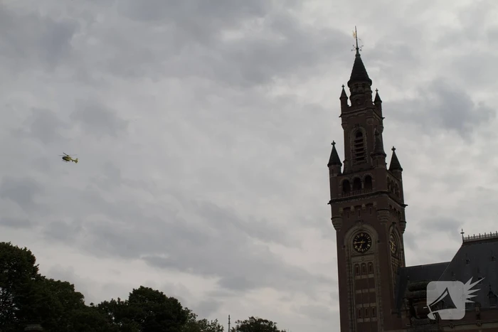 Straat afgezet na incident, traumahelikopter ingezet