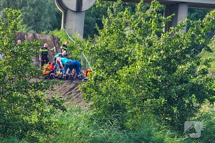 Motorcrosser ernstig gewond na val