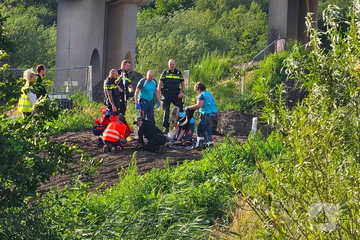 Motorcrosser ernstig gewond na val