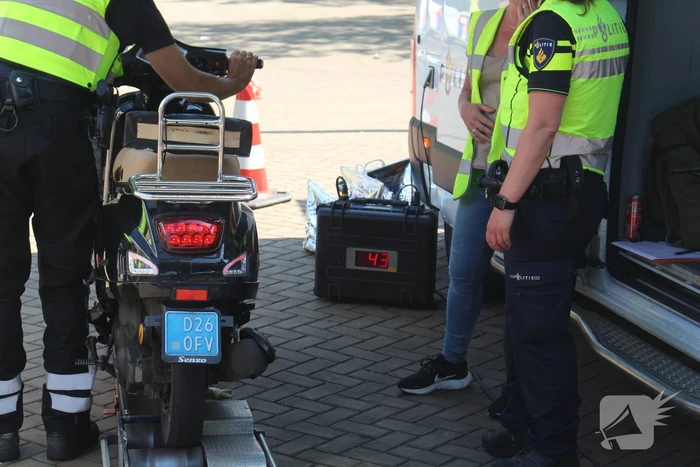 Grote verkeerscontrole bij Sparta Stadion