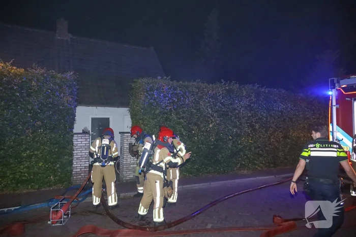 Kind roep om hulp bij woningbrand