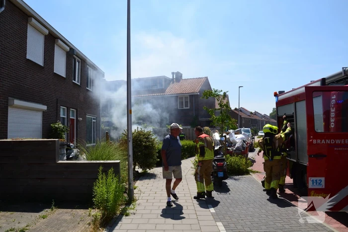 Tuinbrand door onkruidverbranding