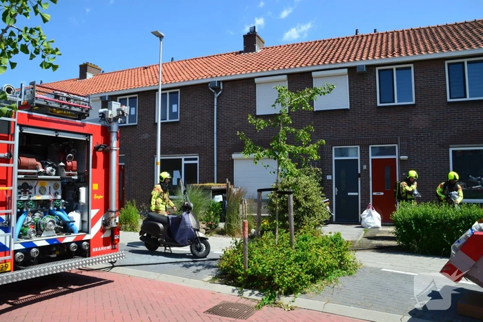 Tuinbrand door onkruidverbranding
