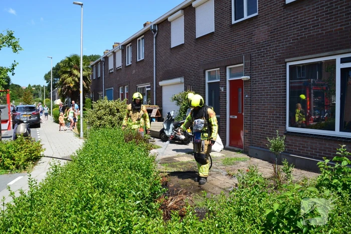 Tuinbrand door onkruidverbranding