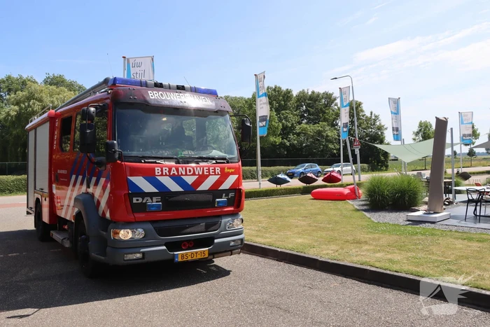 Brandgerucht in interieurwinkel