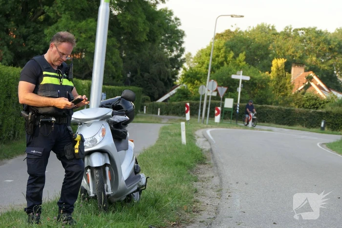 Scooterrijder gewond na val