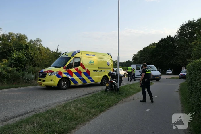 Scooterrijder gewond na val