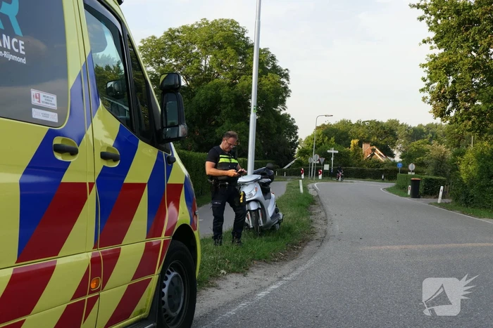Scooterrijder gewond na val