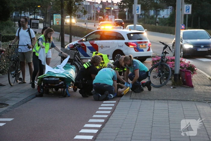 Fietser raakt gewond na valpartij