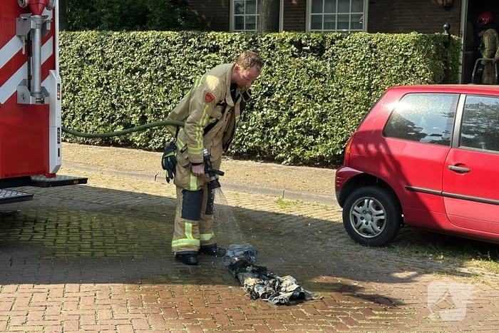 Brand in meterkast van woning