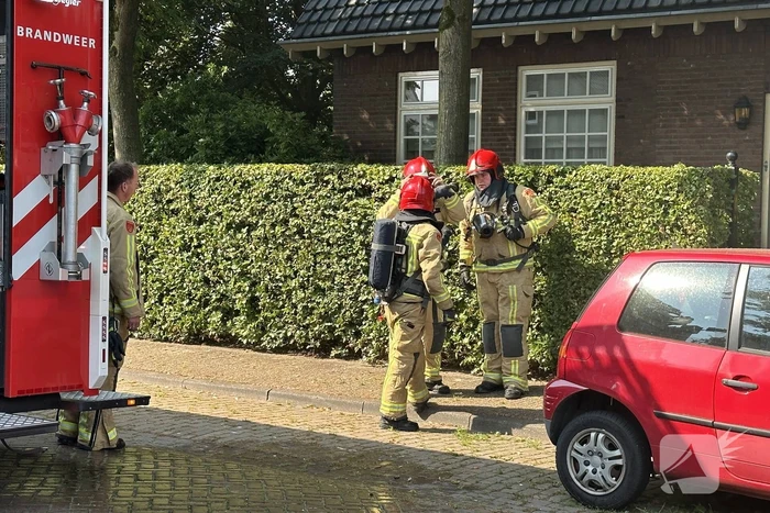 Brand in meterkast van woning
