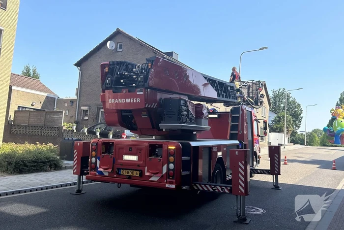 Bewoner sluit zichzelf buiten, brandweer ingezet