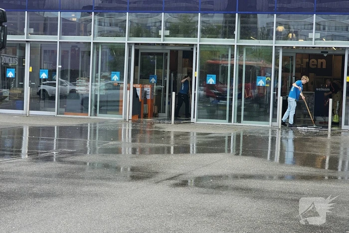Hevige wateroverlast in Gamma door regenval