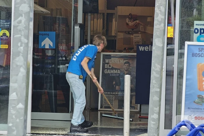 Hevige wateroverlast in Gamma door regenval