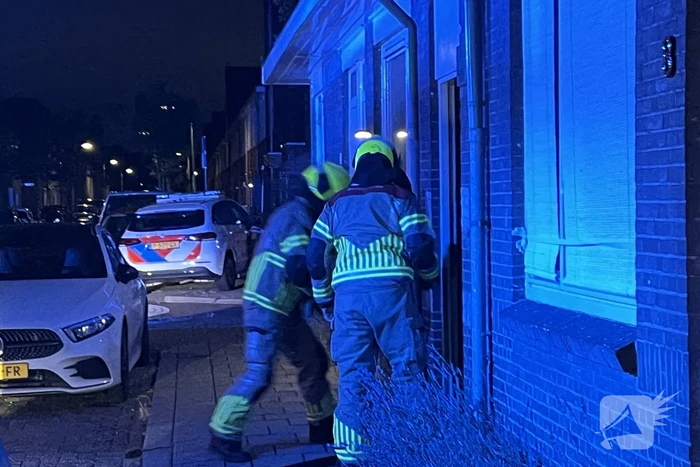 Brand in schuur van woning