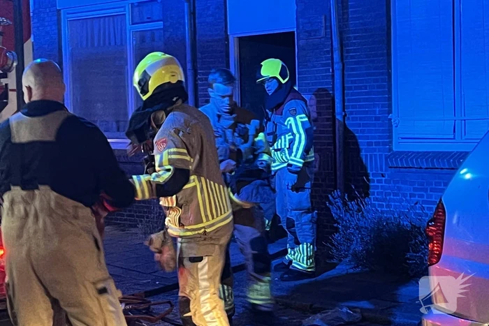 Brand in schuur van woning