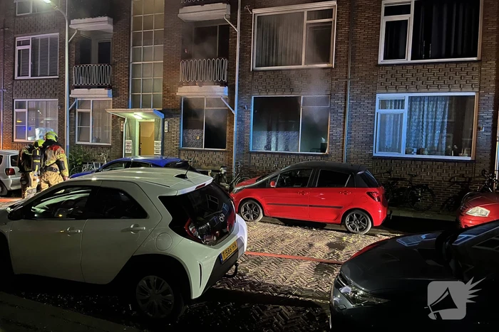 Brand in woning snel geblust