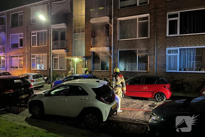 Brand in woning snel geblust