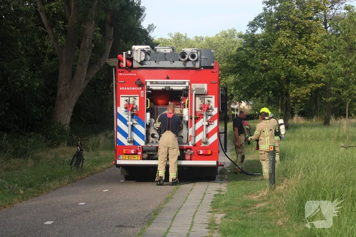 Bermbrand snel geblust