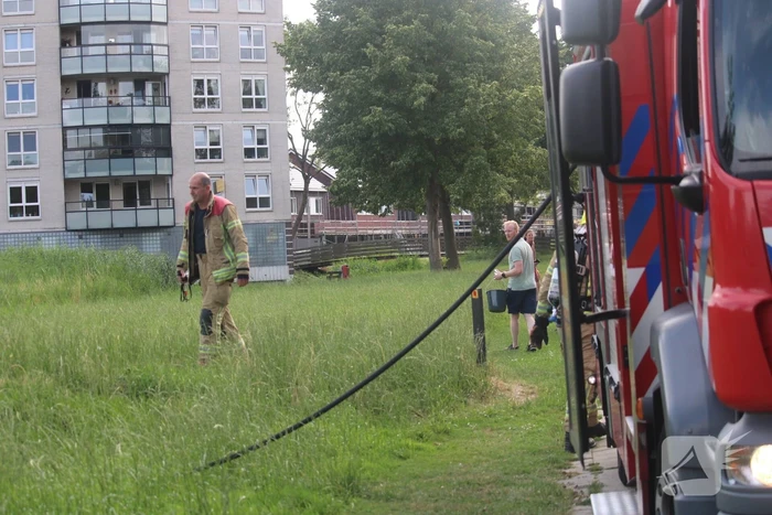 Bermbrand snel geblust