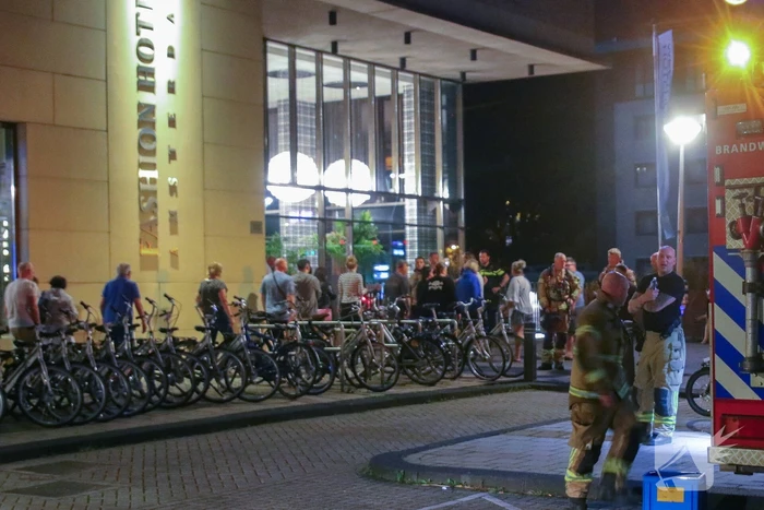 Hotelgasten ontruimd door brandmelding