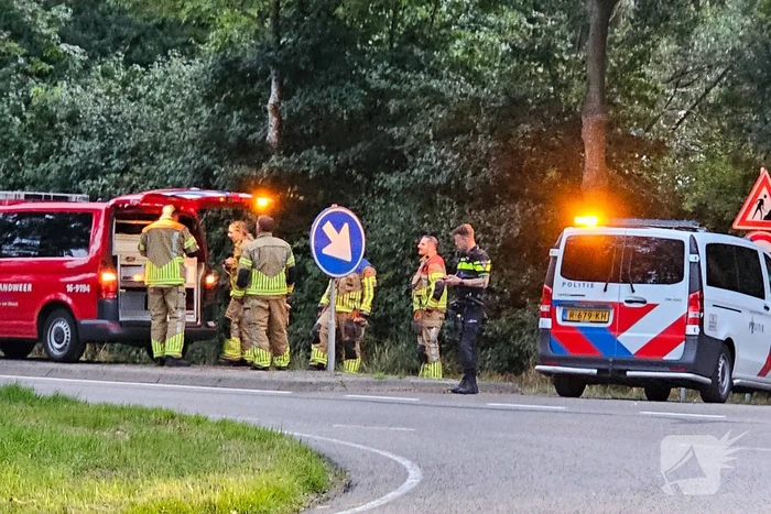 Hoofdgasleiding lek door werkzaamheden