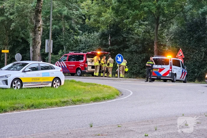 Hoofdgasleiding lek door werkzaamheden