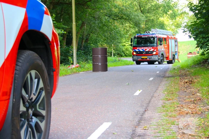Vat met onbekende inhoud aangetroffen