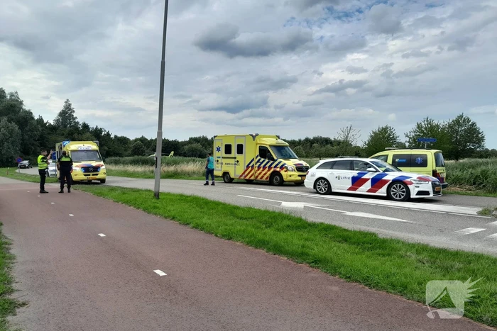 Traumahelikopter landt in sandelingenpark