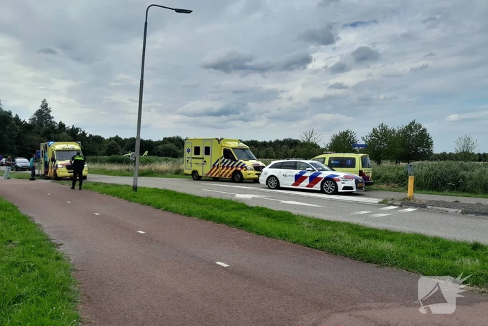 Traumahelikopter landt in sandelingenpark