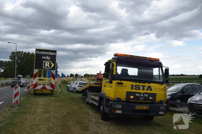 Voertuigen in botsing op kruising