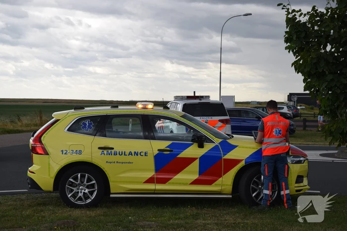 Voertuigen in botsing op kruising