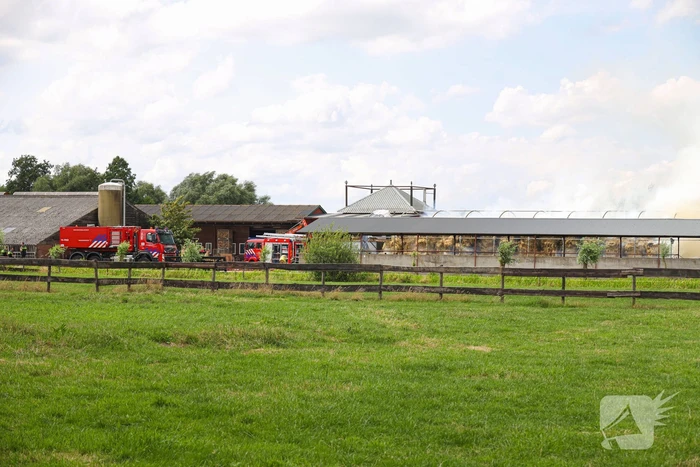 Flinke brand bij agrarisch bedrijf