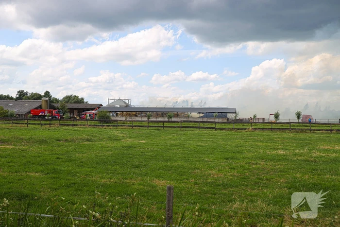Flinke brand bij agrarisch bedrijf