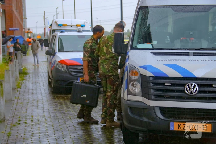 Grote inzet hulpdiensten na aantreffen verdacht pakketje