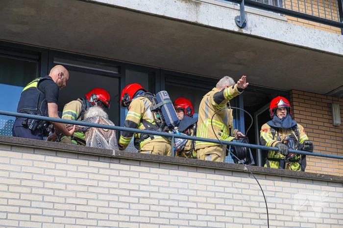 Woning vol rook door tosti-ijzer