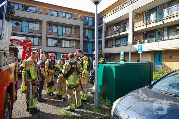 Woning vol rook door tosti-ijzer