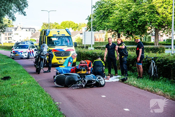 Scooterrijder ernstig gewond bij eenzijdig ongeval