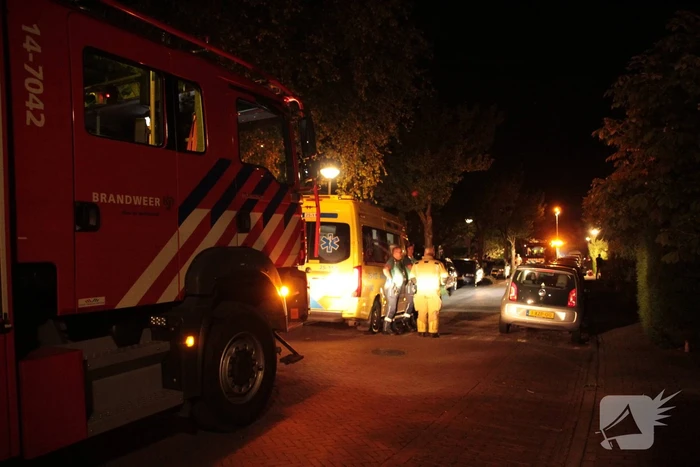 Flinke rookontwikkeling na brand in woonkamer