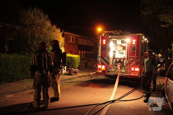 Flinke rookontwikkeling na brand in woonkamer
