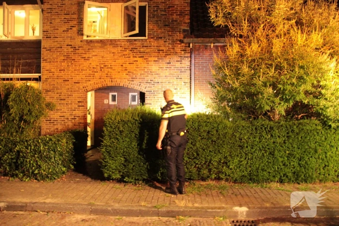Flinke rookontwikkeling na brand in woonkamer