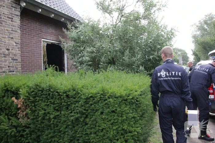 Forensisch onderzoek naar oorzaak woningbrand