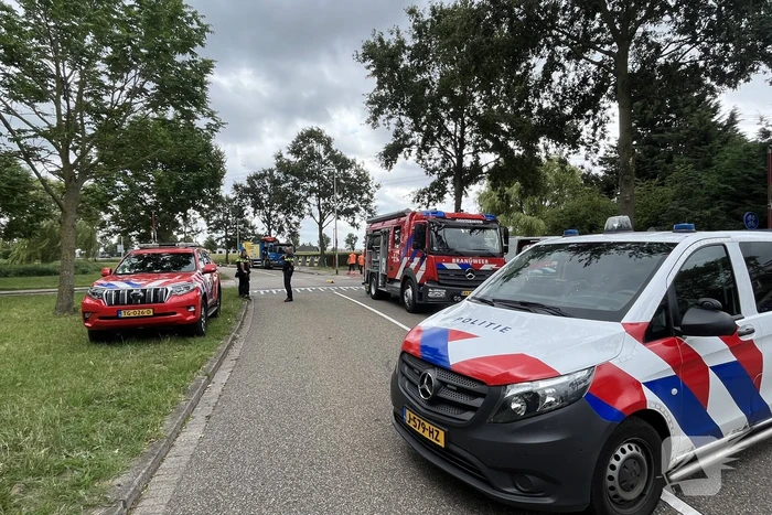 Hulpdiensten ingezet voor lekkende vloeistof uit vuilniswagen