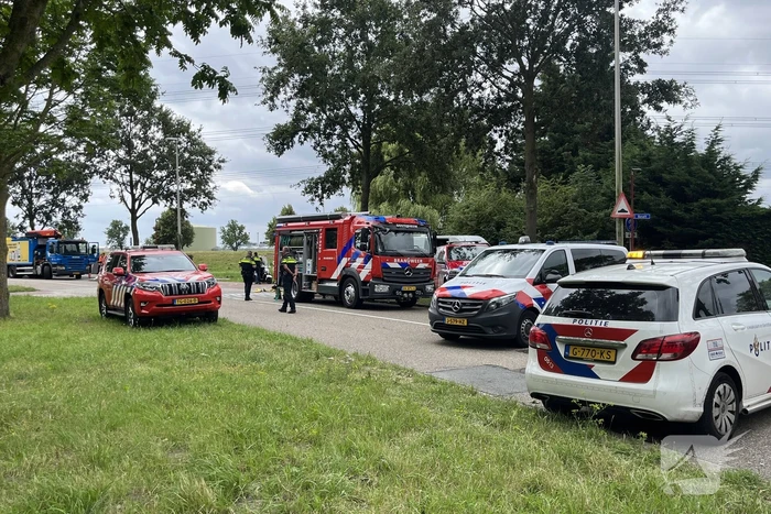 Hulpdiensten ingezet voor lekkende vloeistof uit vuilniswagen