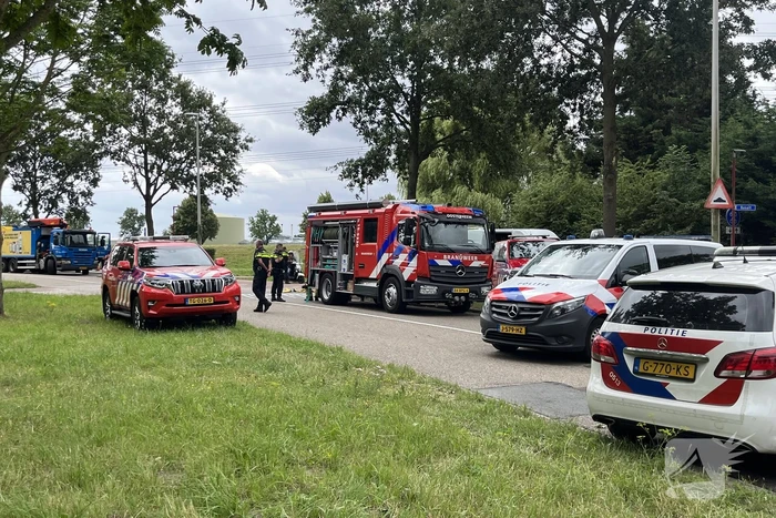 Hulpdiensten ingezet voor lekkende vloeistof uit vuilniswagen