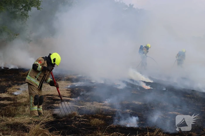 Flinke rookontwikkeling bij buitenbrand