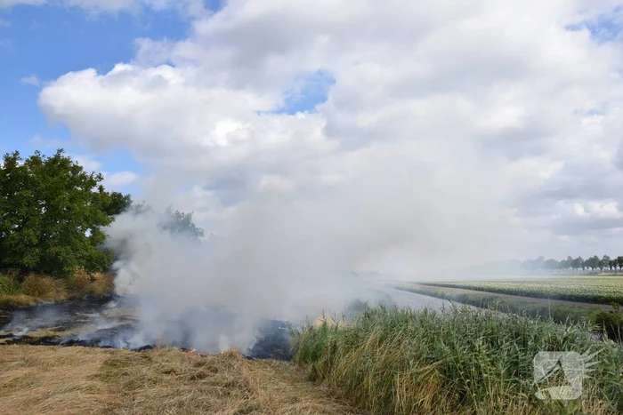 Flinke rookontwikkeling bij buitenbrand